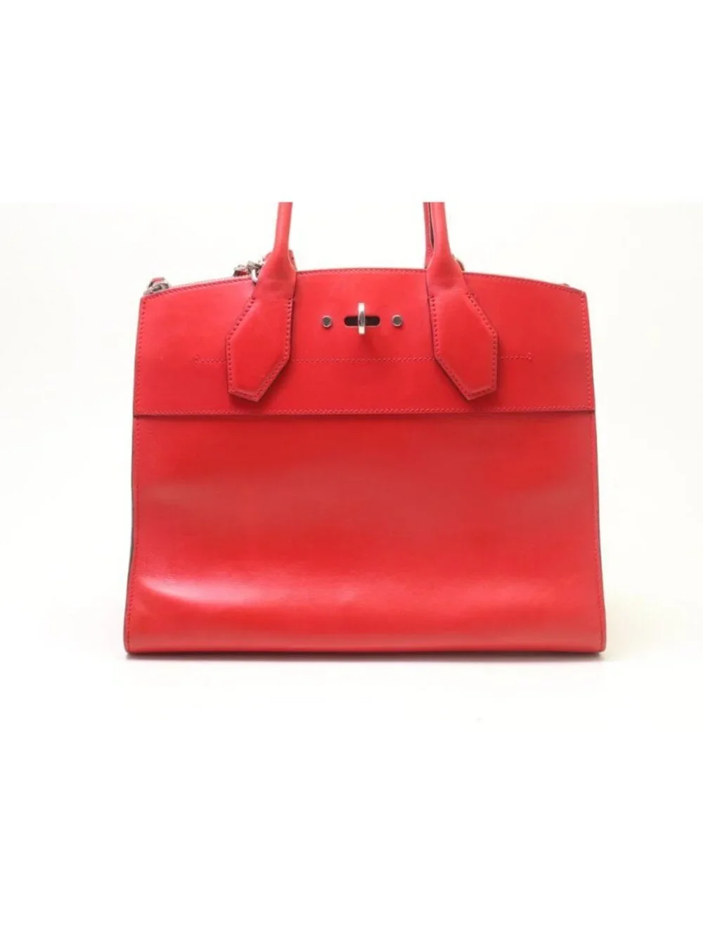 Louis Vuitton Leather City Steamer MM 2-Way Handbag